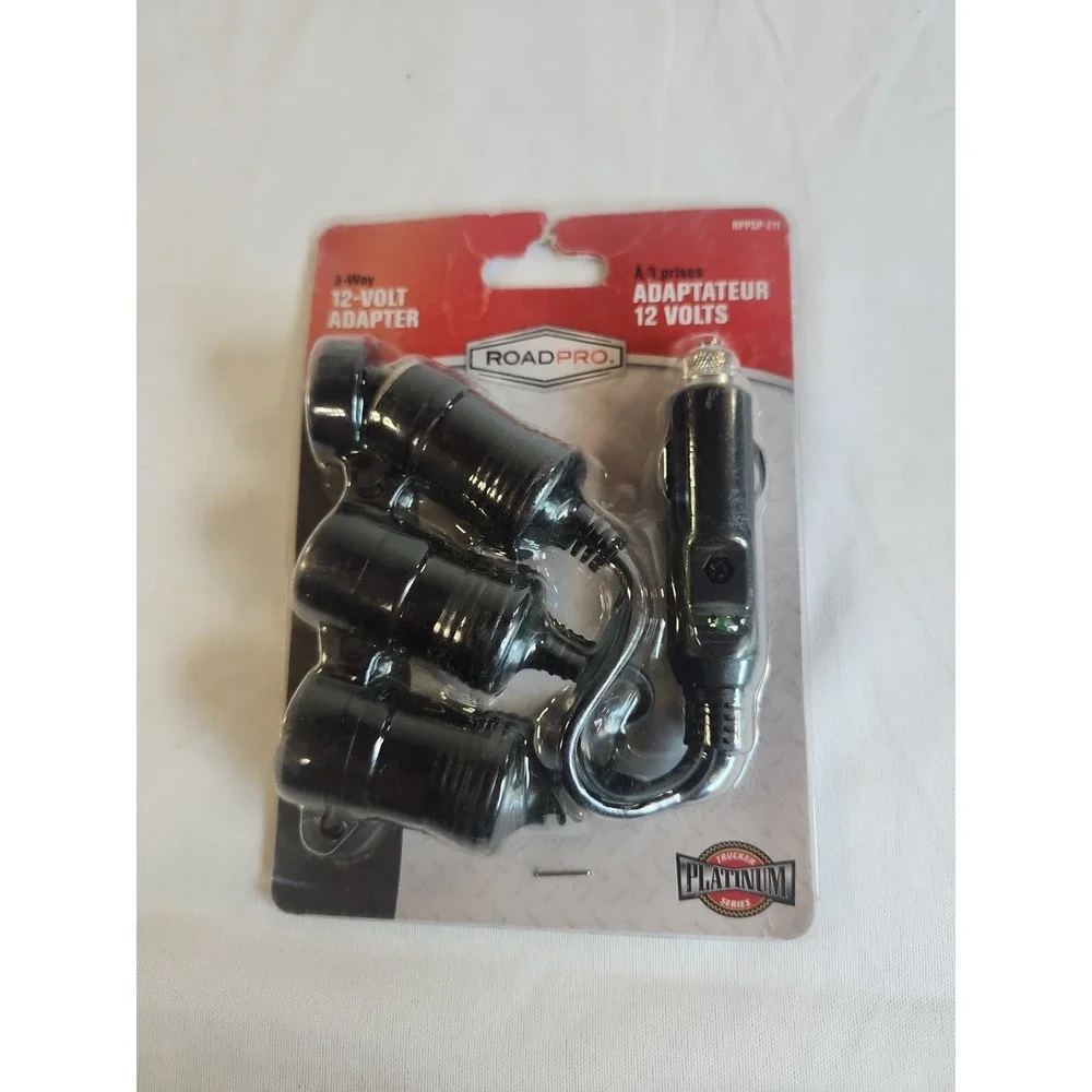 RoadPro Platinum 3-Outlet Auto DC Adapter (rppsp-211) (rppsp211)